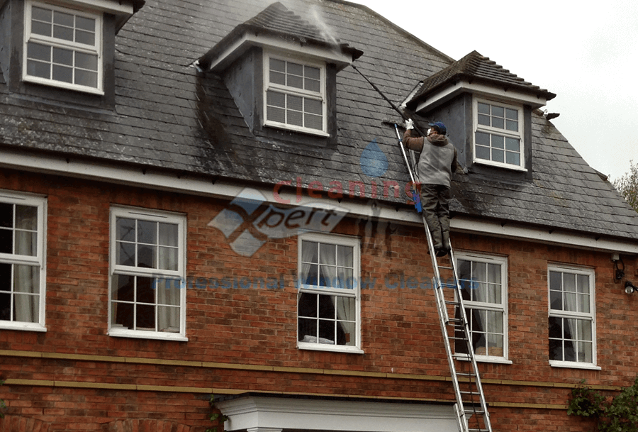 UPVC soofit and fascia cleaning