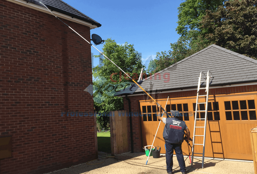 exterior house washing leicester
