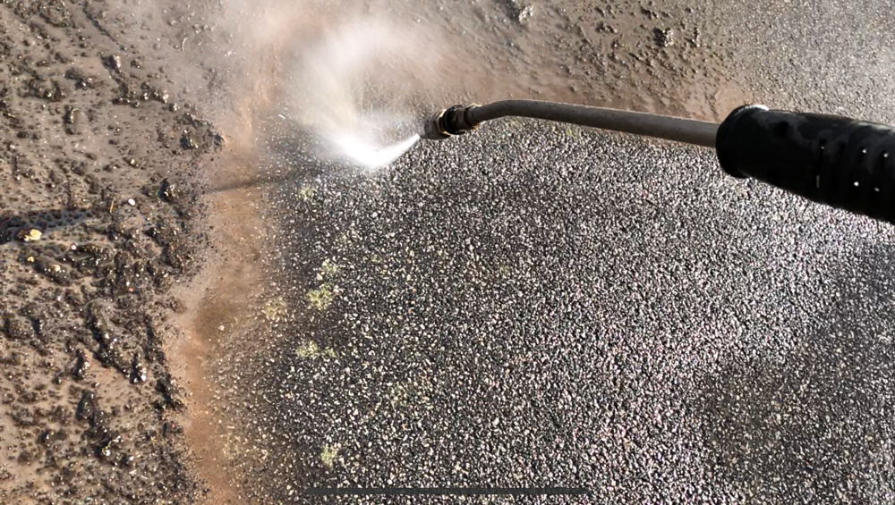tarmac surface cleaning